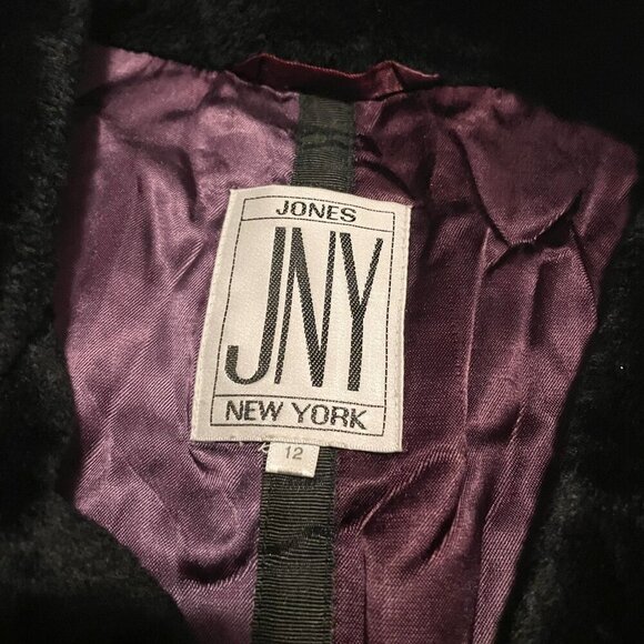 Jones New York Faux Fur Womes Winter Jacket Size 12 - Picture 3 of 16